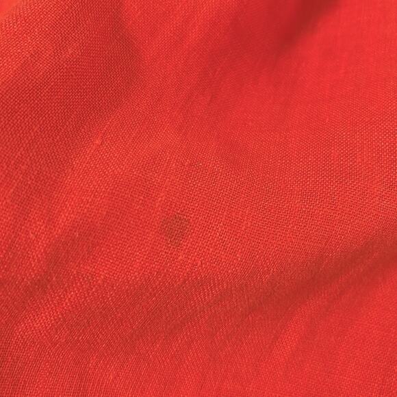 Faithfull The Brand Ruffled Linen Dress Size 6 - Picture 10 of 11